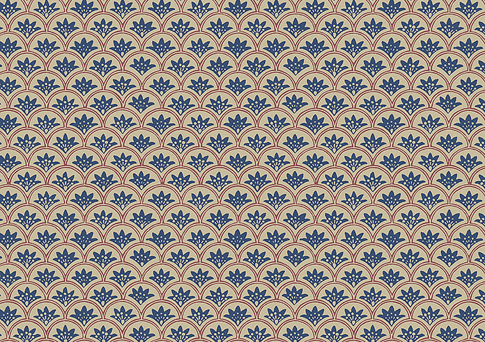 Land & Shore Dawn (Blackout), Blue Red - Roller Blind - Image 6